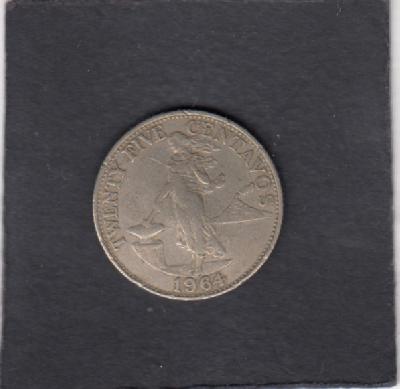 Beschrijving: 25 Centavos MOUNTY 